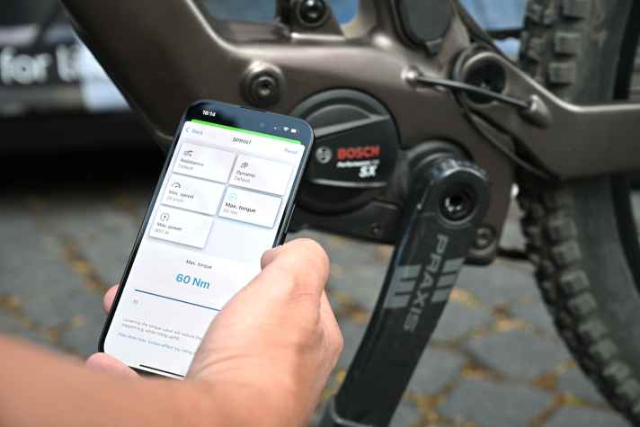 Der Bosch SX kann nun per Firmware auf 60 Newtonmeter aufgemuskelt werden.