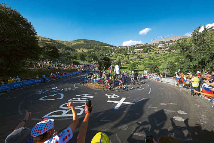 The crowds won't be there on the car-free days, but the road painting up to Alpe d'Huez remains. It gives you goosebumps as soon as you roll over it.