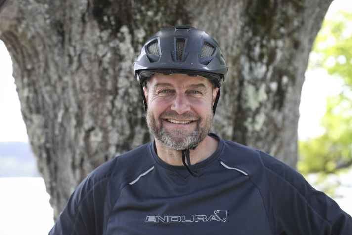 The endurance tester: Andreas Kern is a freelance travel writer for BIKE and, both professionally and privately, prefers to ride on steep terrain with a lot of vertical metres. The perfect challenge for the Vuca endurance test.