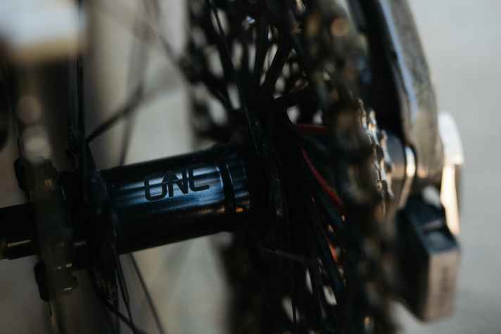 On day 72 of his challenge, Ben is already riding the second pair of hub bearings.