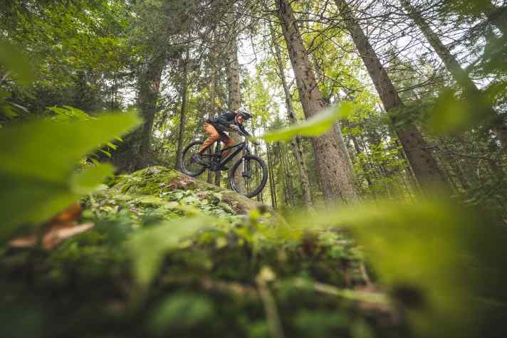Anspruchsvoll bergab: Da ist das Sresh immer gerne dabei.