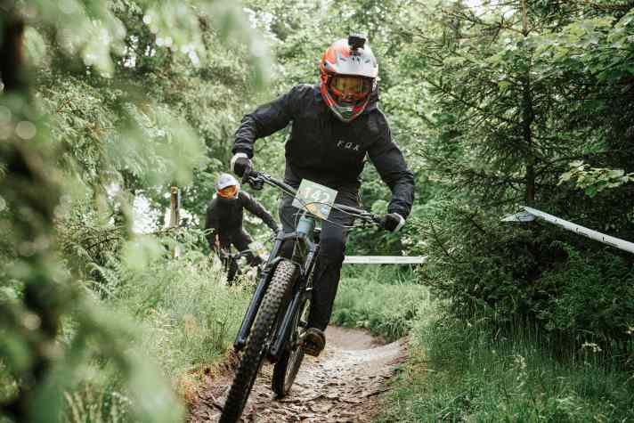 Für die morgige DM im Enduro fanden heute die Trainingsläufe statt