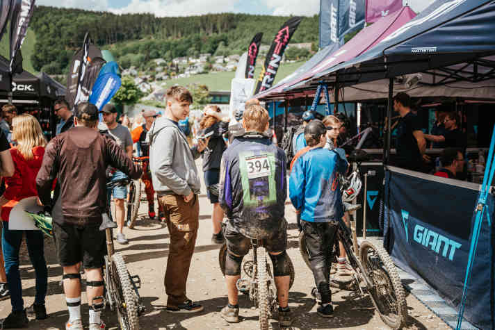 Auf dem Expo-Gelände war den ganzen Tag die Hölle los