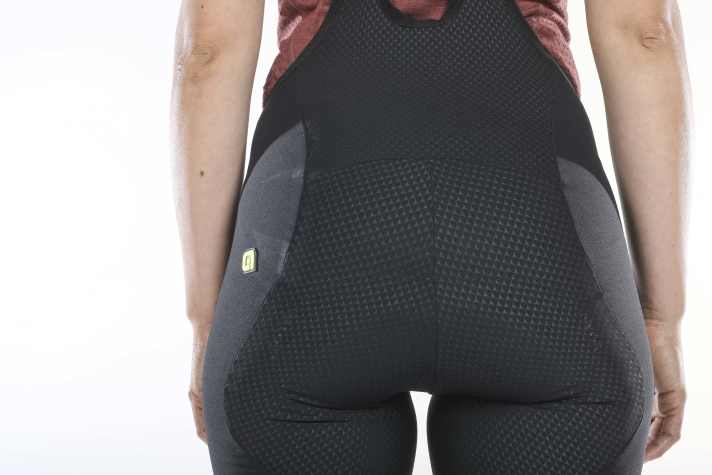 A special fabric in the seat area is designed to provide better support in the saddle