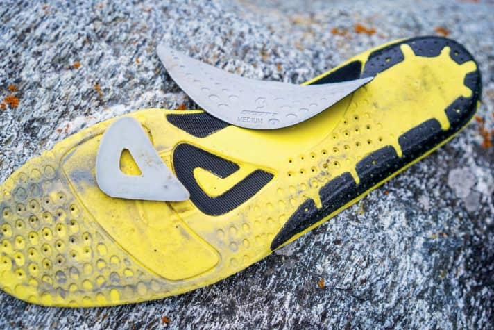 Ergonomische, 3D-vorgeformte Innensohlen mit auswechselbaren Inlays