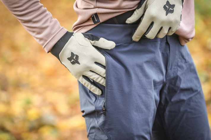 The ripstop fabric is robust enough to withstand the odd fall. The zip pockets are well positioned and sufficiently large.