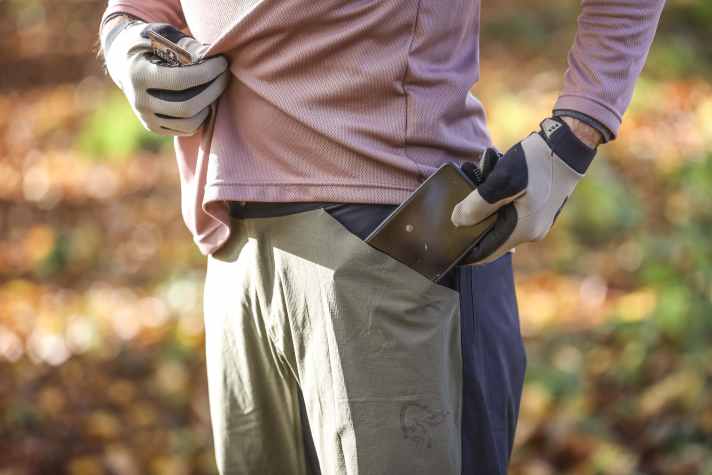 With the large open pockets, we were never quite sure whether the contents would be lost.