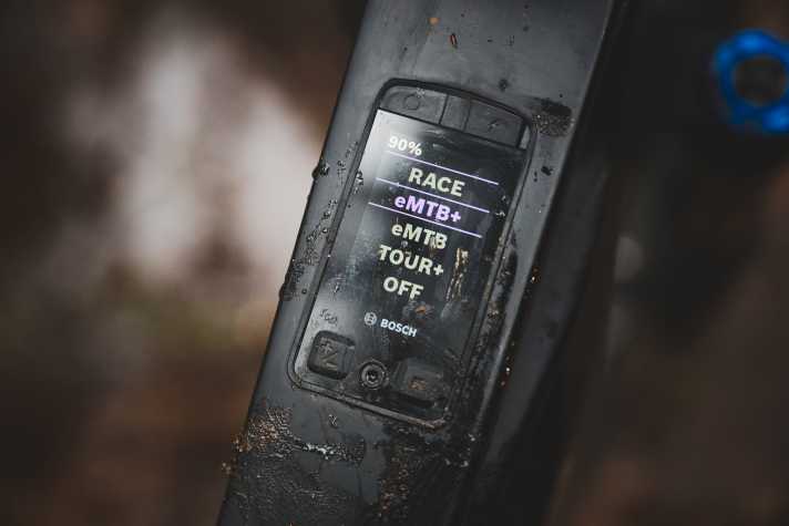 Der neue Modus E-MTB+ liegt zwischen E-MTB und Race - und soll die Vorzüge beider Stufen vereinen.