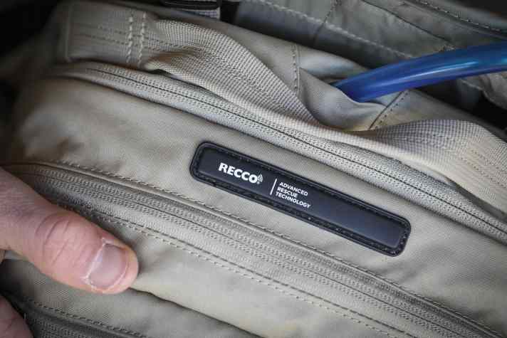 Unique: The H.A.W.G. has a Recco system that helps rescuers to find the wearer in an emergency.