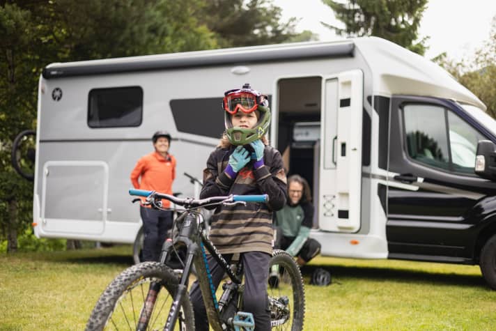 The youngest participant - but probably one of the best in terms of riding technique.