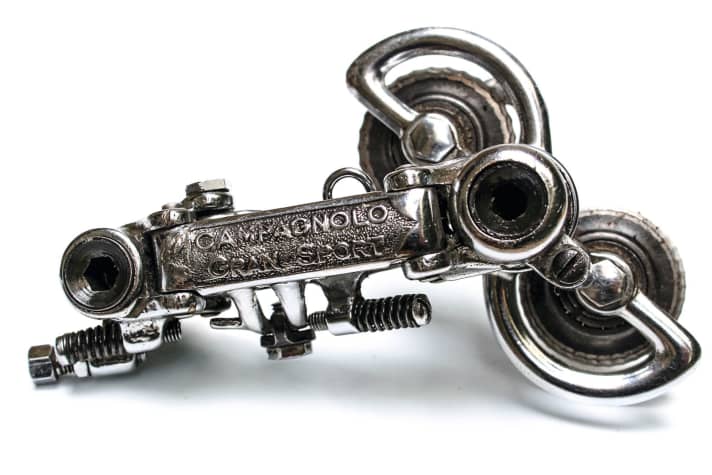 Frühe Preziose: Schaltwerk der Campagnolo Gran Sport