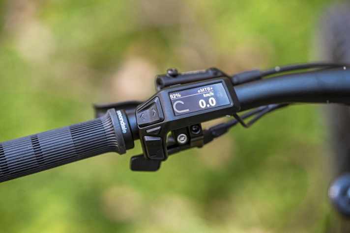 Remote and display in one: The compact Purion 200 provides the most important riding data on the Cannondale.