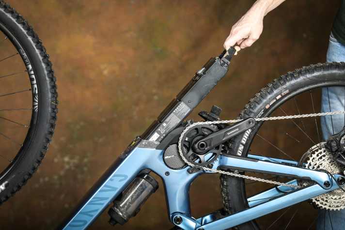 The batteries must be professionally removed for inspection.