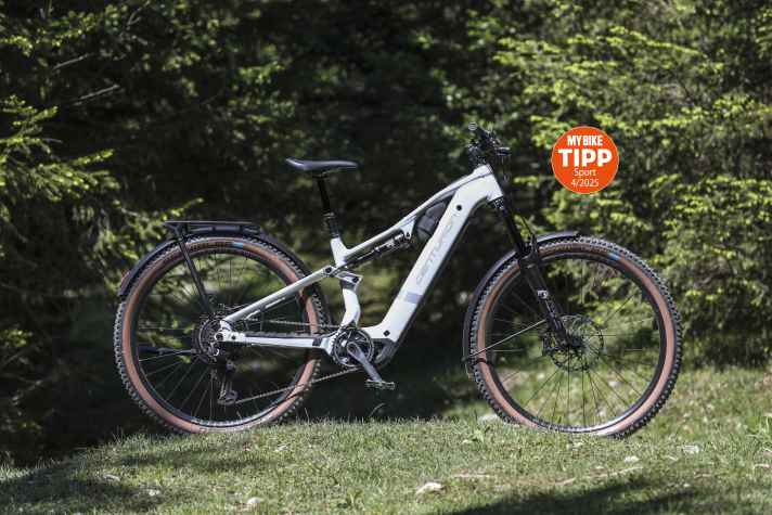 Sport-Tipp im E-SUV-Test - Das Centurion Numinis R2000 EQ: Bosch CX, 800 Wh - 150/140 mm - 27,2 kg - 5899 Euro.