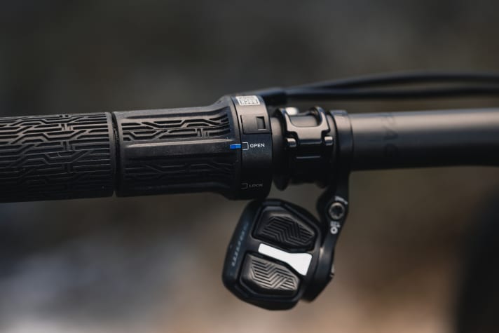 The new Rockshox Twistloc Ultimate now fits even better with the handlebar remotes of Vario seatposts.
