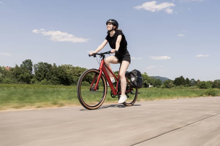 The Coboc Merano TPZ is a lightweight all-rounder: the frame with a sloping top tube is not just an option for female cyclists. The equipment is suitable for everyday use as well as for excursions