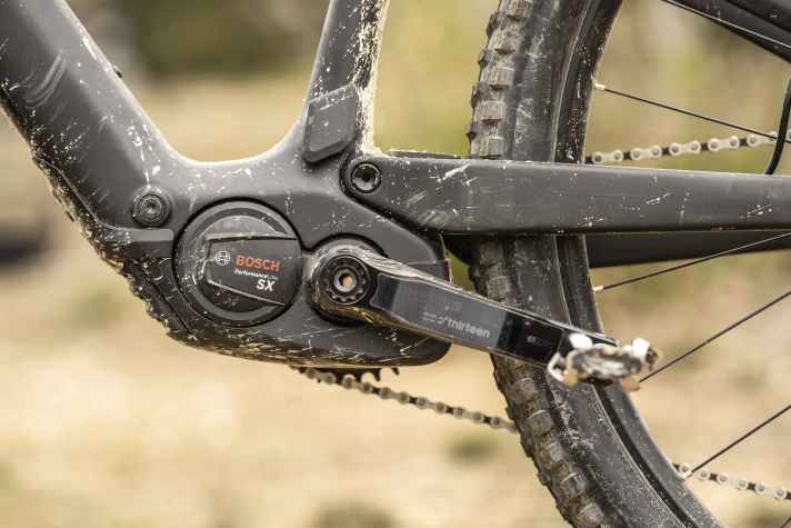 The Bosch Performance SX delivers plenty of power and lively acceleration at a high cadence.