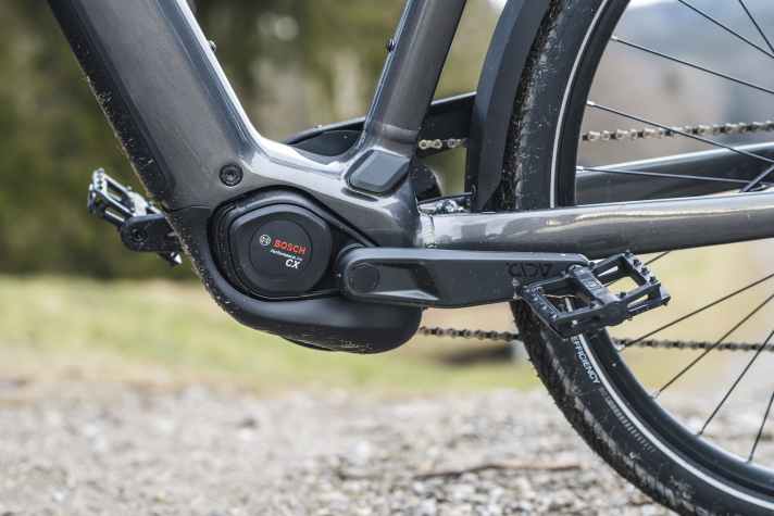 A range of 100 kilometres and more is possible with the new Bosch drive with 800 Wh battery.