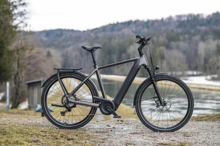 Trekking-E-Bike mit breitem Einsatzbereich: das Cube Kathmandu Hybrid SLX 800.