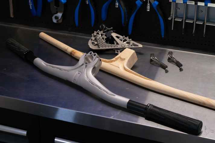 The prototype is uncharacteristically hand-carved - by Dangerholm himself.