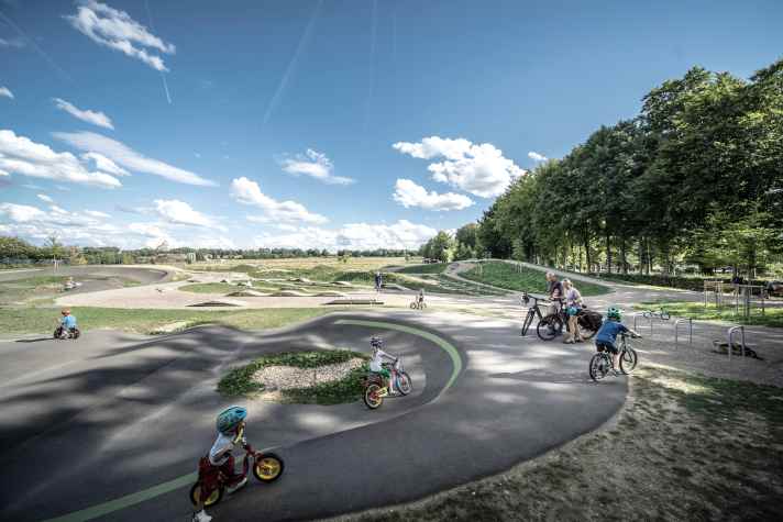 There's plenty of space for the whole family to let off steam at the MTB training centre in Monschau.