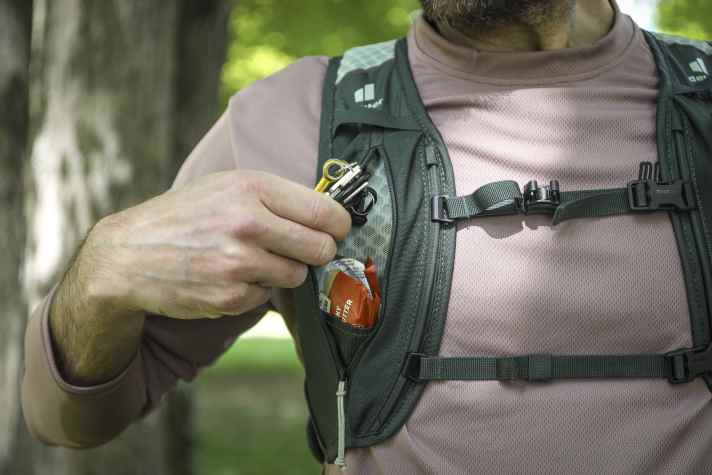 Neben Proviant hat man auch den Schlüssel immer griffbereit
