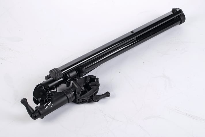 Quick and compact to fold. A bag is available as an accessory.