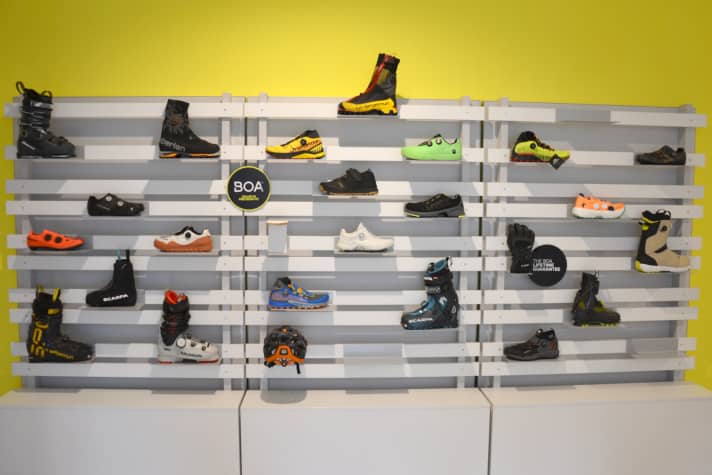 From safety to skiing, from golf to MTB - BOA fasteners can be found in shoes for a wide range of applications.