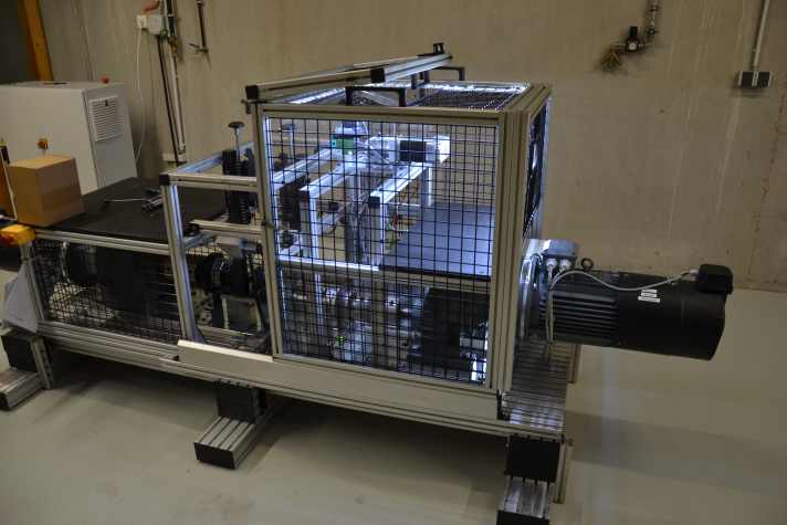 250 Nm input load: This test bench applies this and more in the endurance test of the transmission.