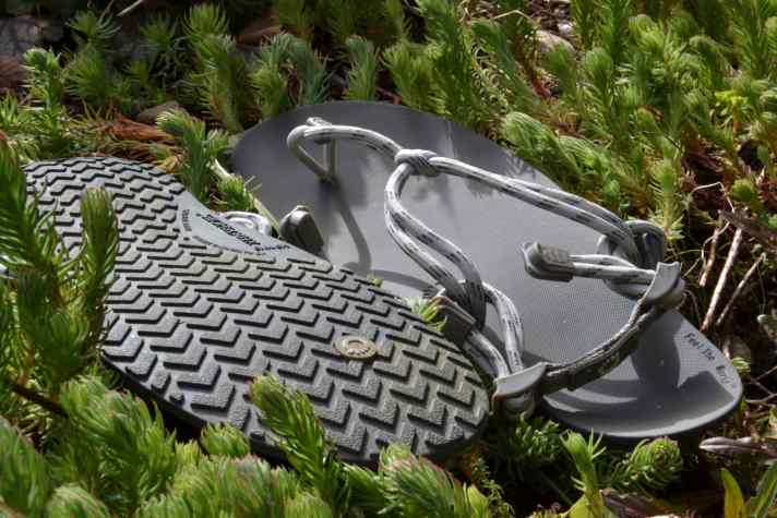 Auch nach einigen Wochen kaum Abnutzung an der Sohle der Xero Genesis.