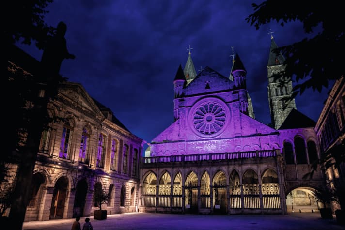 Masterpiece of medieval architecture: Notre-Dame Cathedral in Tournai