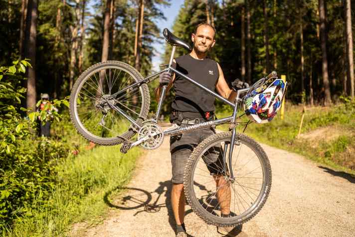 Jakob, 50 Euro teures Stahl-Hardtail made in Japan