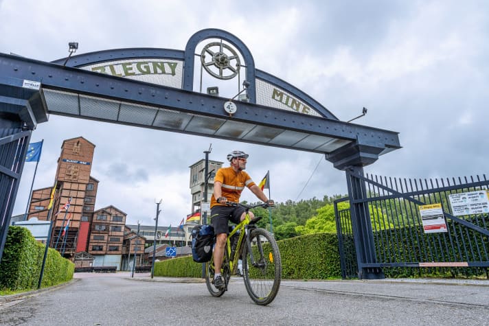 Zeugnis der Industriekultur in der Wallonie: die ehemalige Zeche in Blegny, längst stillgelegt und seit 2012 UNESCO-Welterbe