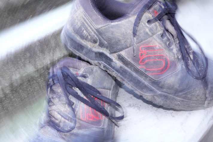Not a stylish fashion accessory, but a tough work shoe for uncompromising shredders.