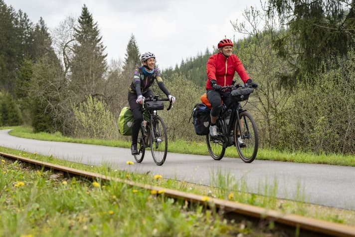 The Vennbahn railway cycle path connects three countries, different cultures and languages.