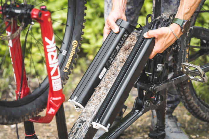 How much battery would you like? The down tube of the Sresh SL can hold either 360 or 580 watt hours.