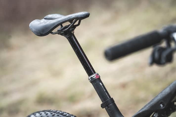 Everything from a single source: The dropper post is also an in-house design from Giant - typical of the industry giant!