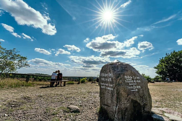 Der Wilseder Berg ist mit 169 Metern die höchste Erhebung der norddeutschen Tiefebene.