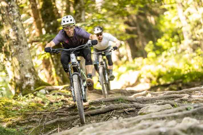 In the here and now: On the trail, the focus is entirely on the moment.