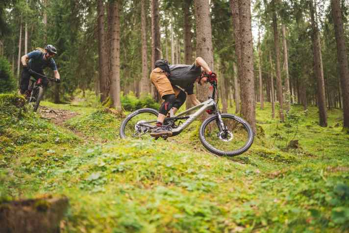 Da muss sich die Konkurrenz strecken: Wenn man das Canyon artgerecht bewegt, heißt's dranbleiben.
