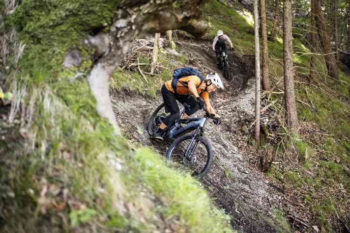 Riding fun and serious trails are included with Cannondale and Canyon - even if we're not talking about wild enduro bikes here.