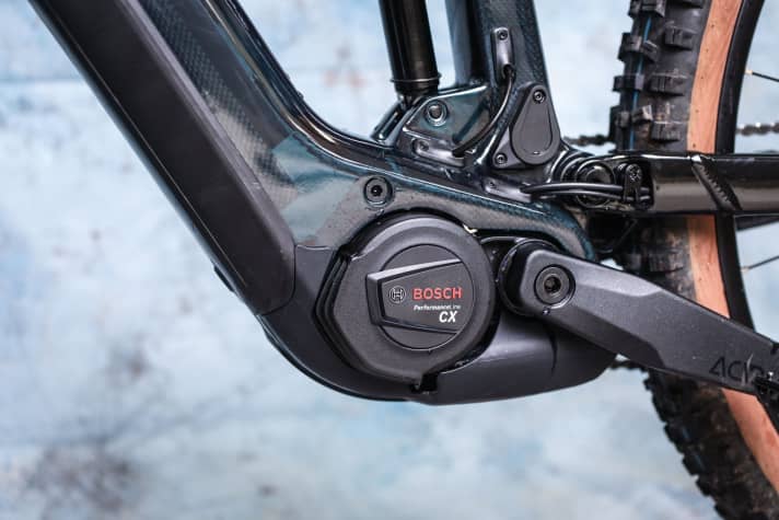 Sowohl Canyon als auch Cube (im Foto) fahren mit dem Bosch Performance CX.