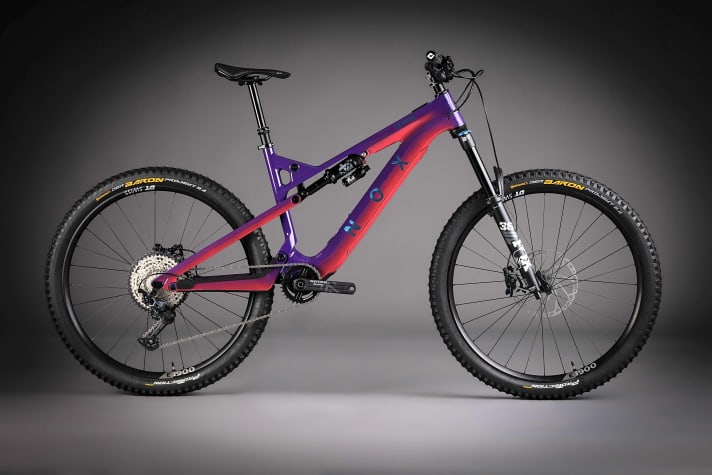 Nox Epium // Preis 8599 bis 10.999 Euro // Gewicht ab 18,5 kg (Herstellerangabe) // 29 Zoll oder Mullet // 150 oder 180 mm // Verfügbarkeit: Anfang 2023