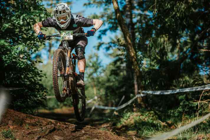 Action garantiert die Enduro-Strecke in Willingen