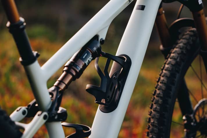 The Specialized Epic Evo also comes with the latest version of the SWAT Box in the down tube.