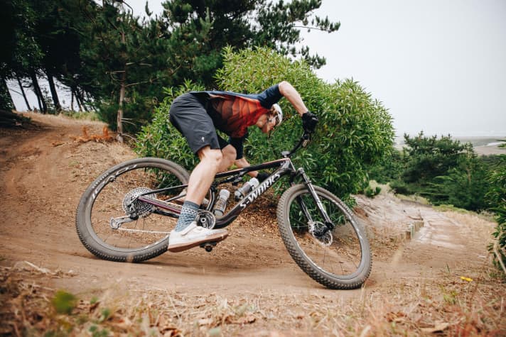 How fast is the Specialized S-Works Epic with its futuristic wonder suspension really? The BIKE Test finds out.