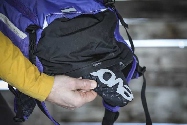 There is also a rain cover hidden in the base in case the weather doesn't play ball on tour.