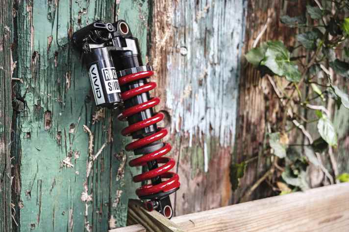 The new Rockshox Vivid Coil 2025 steel spring shock absorber.