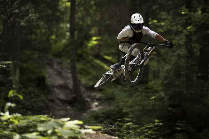 Helmet in action. Can also fly.