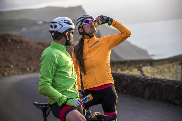 Fast energy during exercise: gels are specially designed for this purpose.